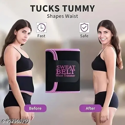 Sweat Belt - Stomach Belt for Men and Women-Non-Tearable