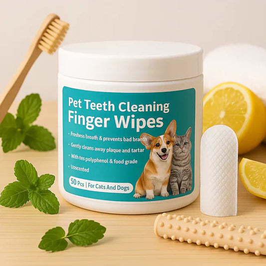Happilow™ Pet Dental Wipes – 50 Wipes Pack