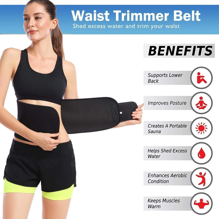 Sweat Belt - Stomach Belt for Men and Women-Non-Tearable